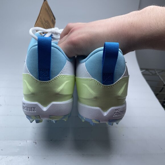 Nike Force Trout 9 Pro Baseball Cleats White Blue FB9728-101 Men’s Size 12 NEW - Picture 9 of 15